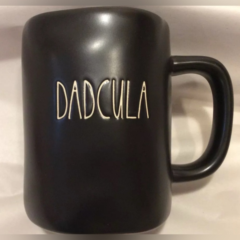 Rae Dunn “DADCULA” mug.